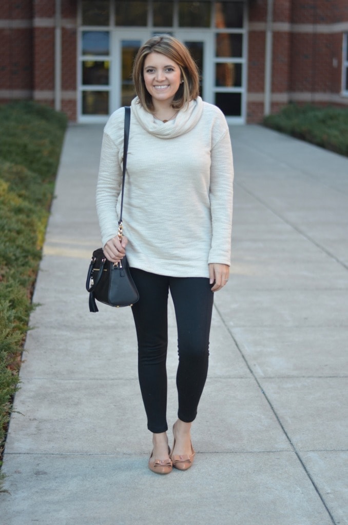 tunic length sweaters to wear with leggings