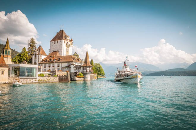 A Journey Through History: Planning A Road Trip through the Alps: Castle-Oberhofen_Thun_Switzerland