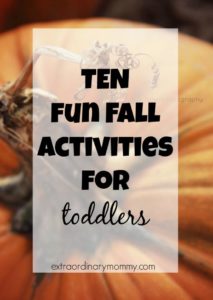 Fun Fall Activities for Toddlers