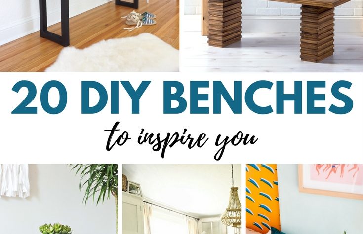 20 DIY Benches to Inspire You (my favorites are #4 and #18!)