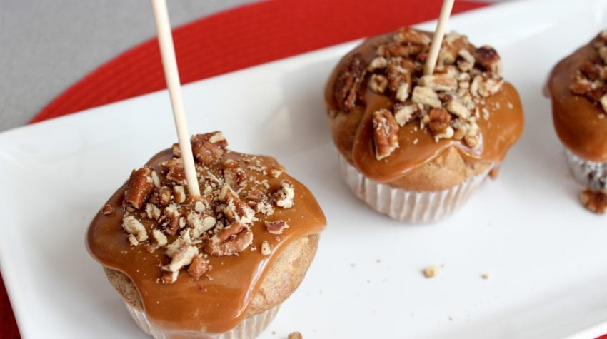 Fall Dessert Recipe: Caramel Apple Cupcakes | PrettyExtraordinary.com