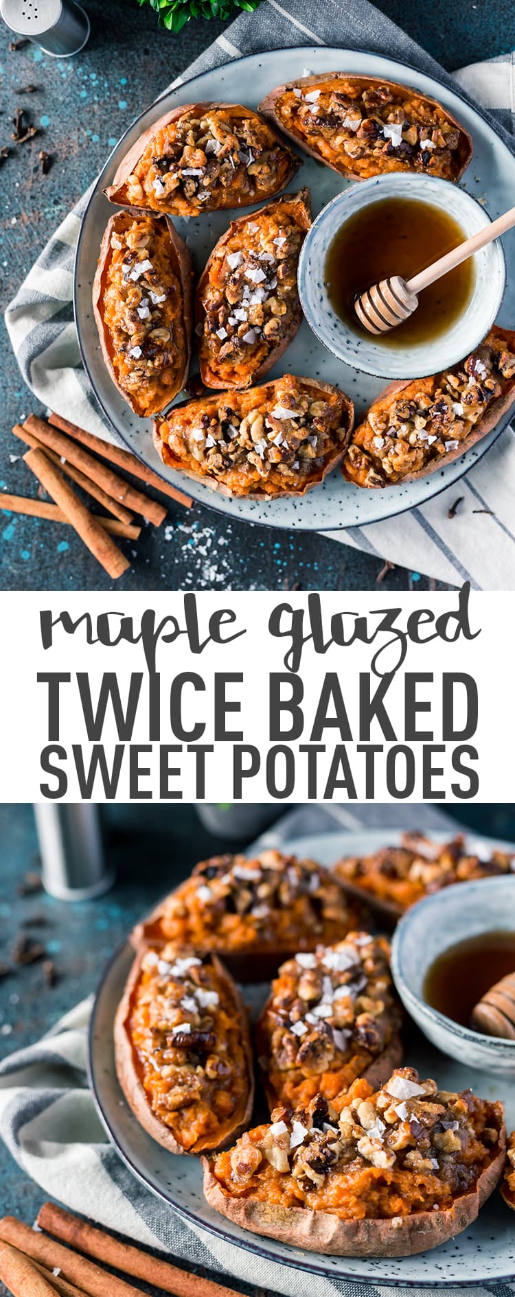 Holiday Side Dish: Maple Glazed Twice Baked Sweet Potatoes - Pretty ...