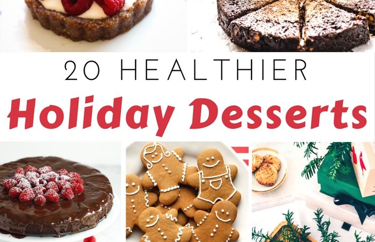 20 Healthier Holiday Desserts (OMG! Paleo Peppermint Bark and Skinny Oreo Cheesecake!)