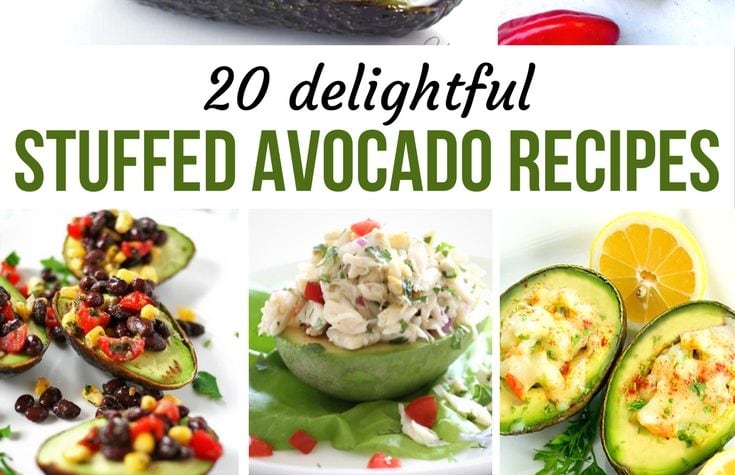 20 Delightful Stuffed Avocado Recipes - Check out #3 and #16 (YUM!) // PrettyExtraordinary.com