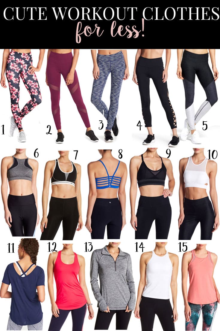 Cutest Inexpensive Workout Wear - Pretty Extraordinary