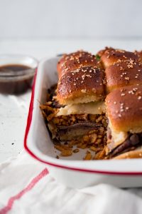 Easy Appetizer: French Dip Sliders - my favorite!