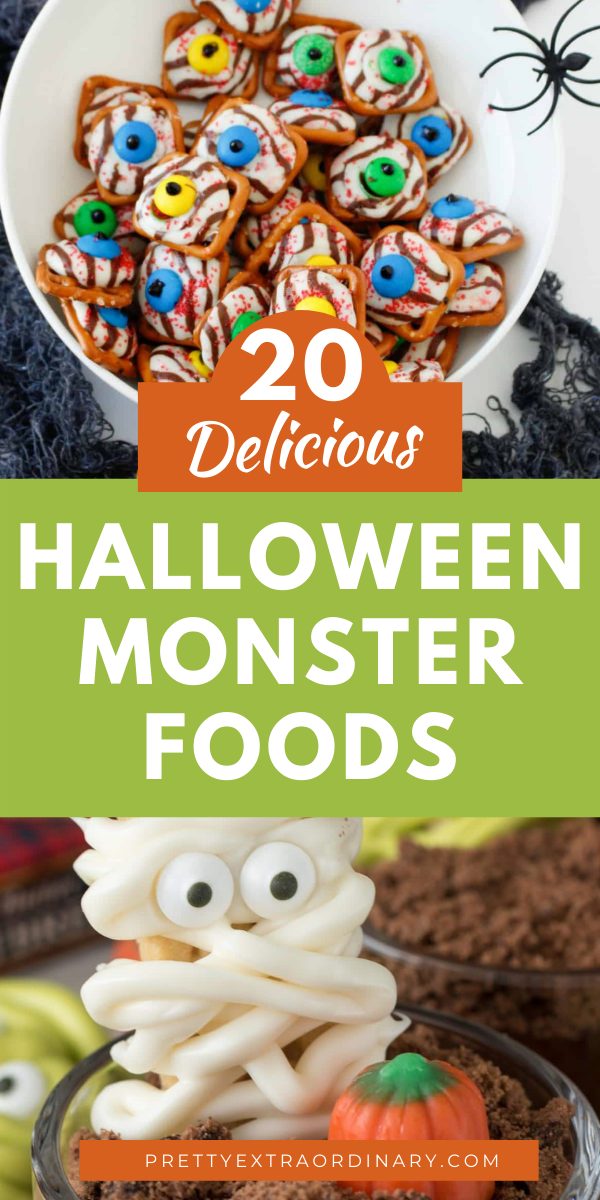 20 Delicious Halloween Monster Foods Your Family Will Love - Pretty ...